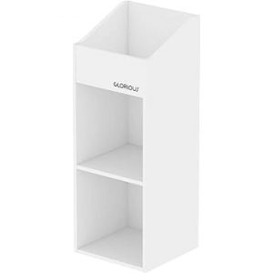 Meublo Pro Rangement 330 Vinyles Blanc